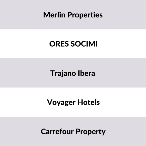 List of 5 real estate investors active in Spain