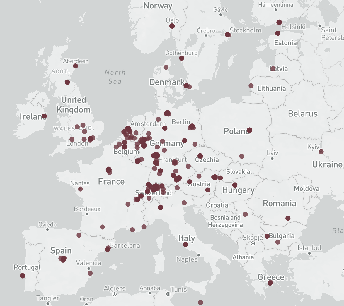 Map Office investors Europe